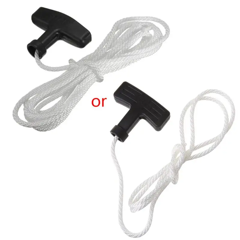 Universal 1.1M 4MM Starter Cord Rope Lawnmowers Pull Handle Engine Petrol