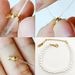 금 도금 별 껍질 칼롯 크림프 엔드 황동 비즈 목걸이 체인 걸쇠 커넥터, DIY 쥬얼리 용품, 14K, 18K, 10-100 개