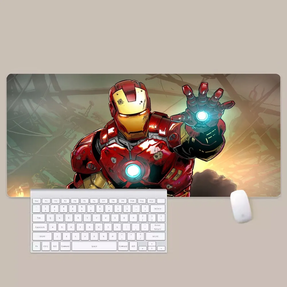 Imagem -05 - I-ferro Homem Herói Mousepad para Gamer Mouse Pad Tamanho l xl Xxl Recém-chegados