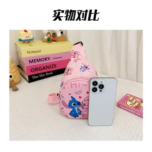 Disney Stitch Anime -Tasche für Jungen und Mädchen, Kinderbeutel, Umhängetasche Prinzessin, kleiner Rucksack, Kindergeschenke 8 Hauptstipendium für Vertriebsboy - №3