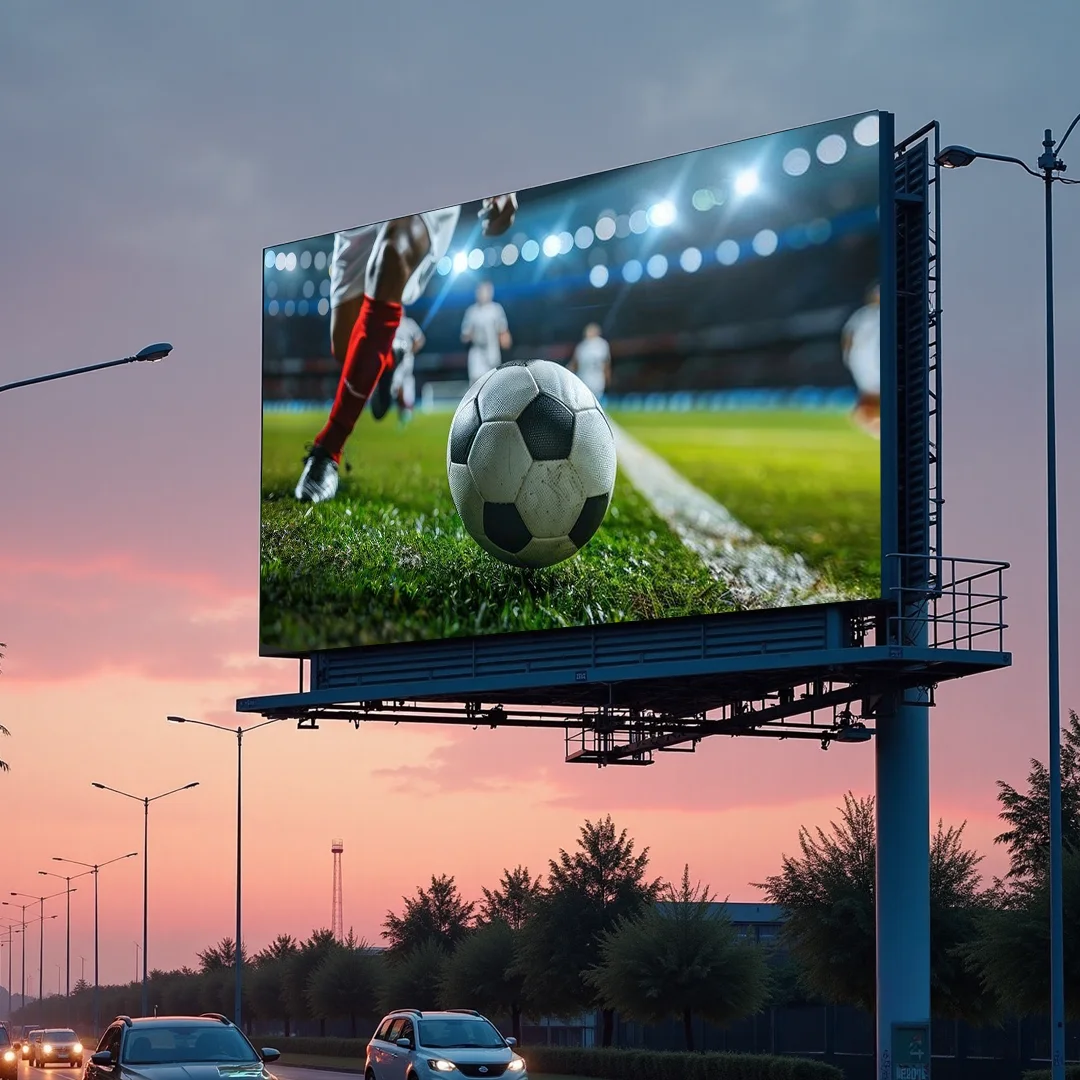 Waterproof Outdoor Digital Street Advertising Billboard Fixed LED Display P4, Commercial LED Video Wall for Roadside Advertising