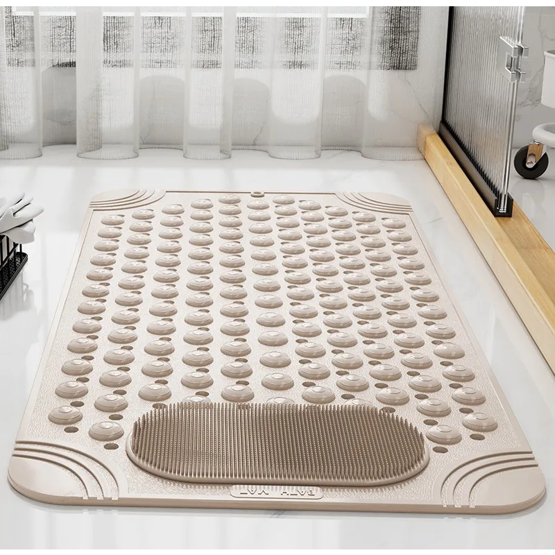 bathroom non-slip mat, waterproof toilet for household use, anti-drop hollow foot mat, shower room toilet floor mat