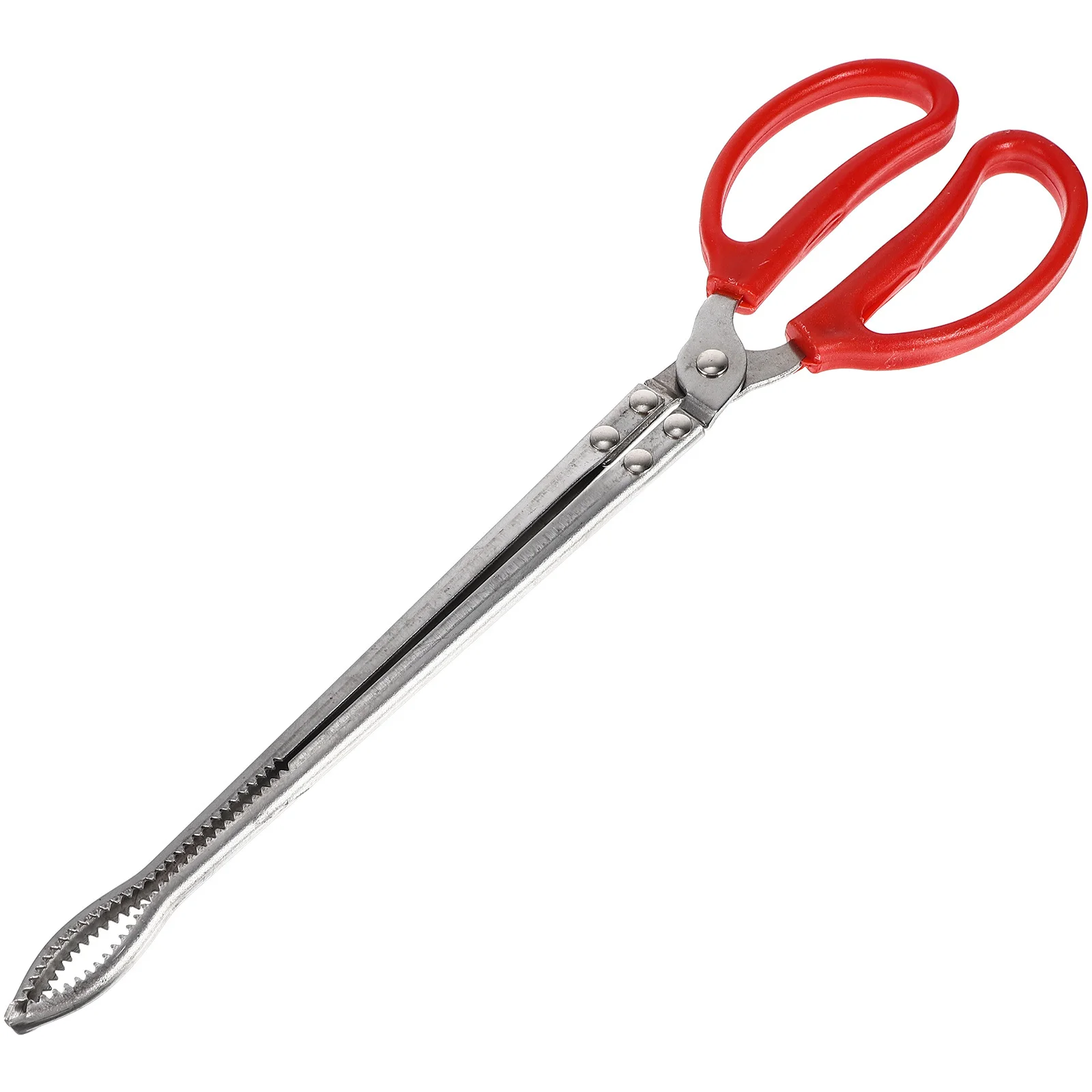 

Heavy-Duty Crab Clamp with Groove Tip for Eel Octopus Mud Fish Multi-Function Long Fish Clip Portable Design Crab Tongs