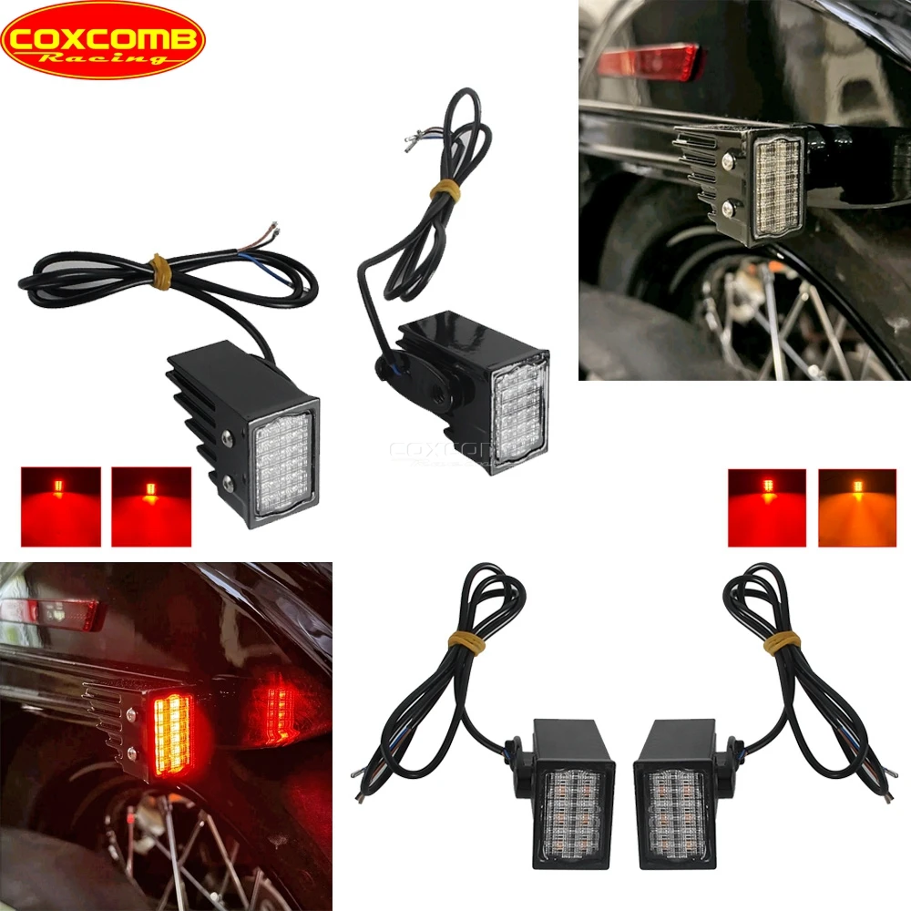 Low Rider ST FXLRST Motorcycle LED Turn Signal Light Tail Run Lamp Indicator Brake Blinker For Harley Low Rider El Diablo FXRST