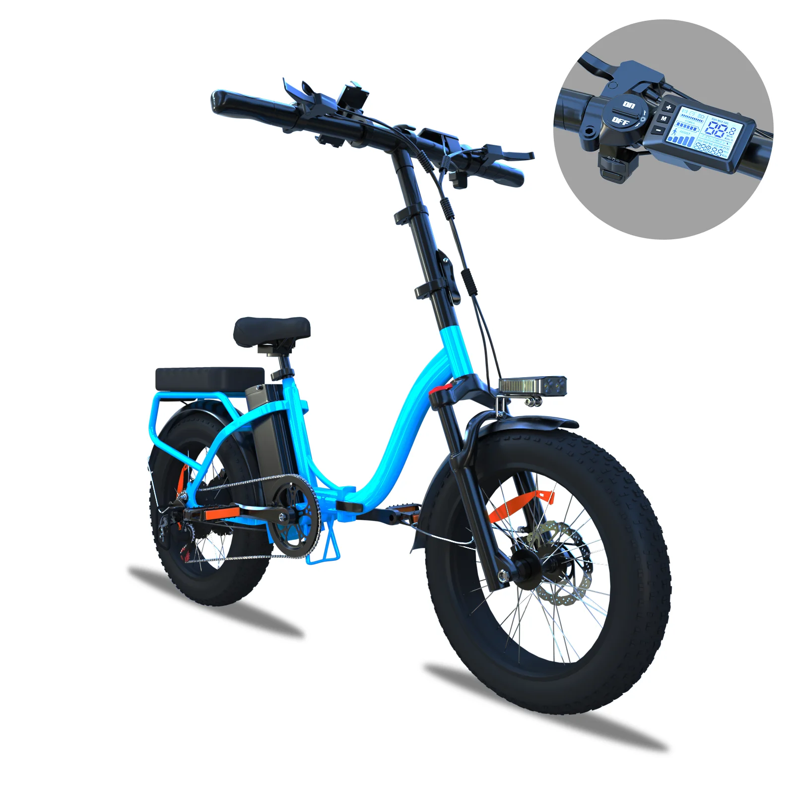 Commuter Biking - Foldable Electric Bike 20 Inch, 250W