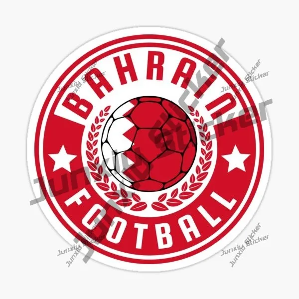 Bahrain Striped national flag Bumper Sticker Oval Country Code BH BRN Royal Bahraini Air Force Roundel Sticker Waterproof Vinyl