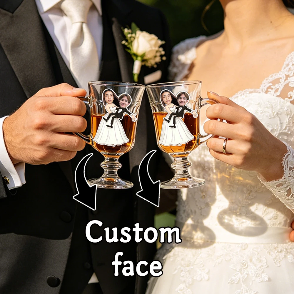 Personalisierte Hochzeitsthemen-Gesichtsaufkleber für Bräutigam/Braut, geeignet für Hochzeiten, Verlobungen, Junggesellenabschiede. – Detail 6
