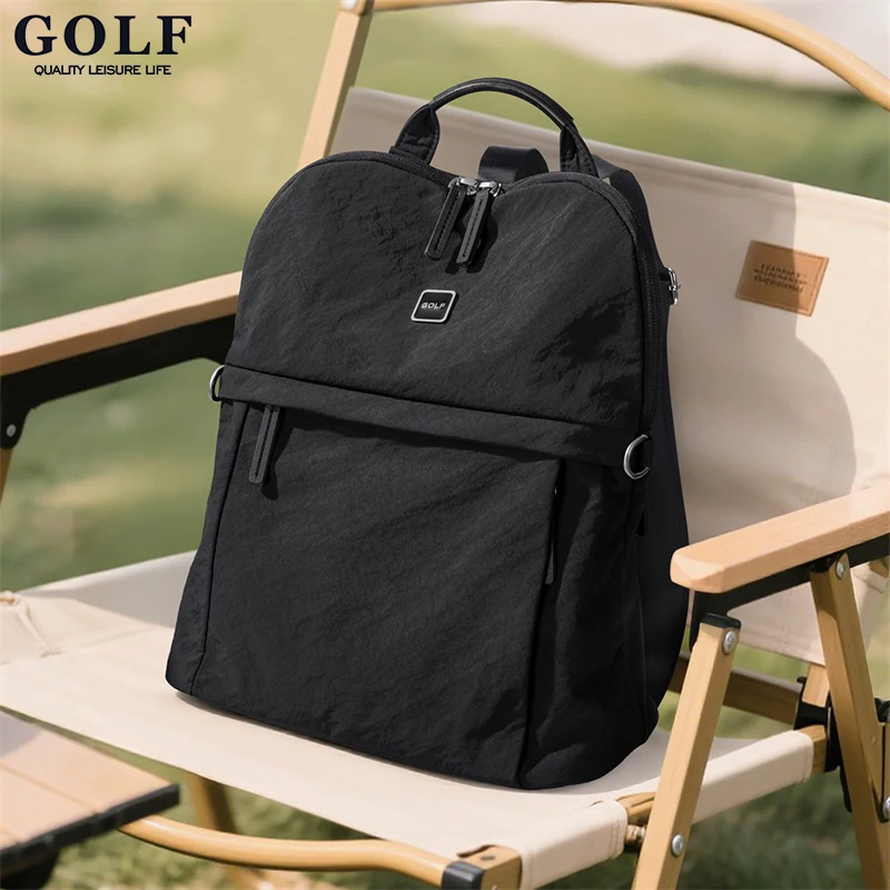 GOLF QUALITY Large Capacity Lightweight Women Backpack 14 Inch Laptop Oxford Cloth Casual Travel School Bag Fashion Commute Bag