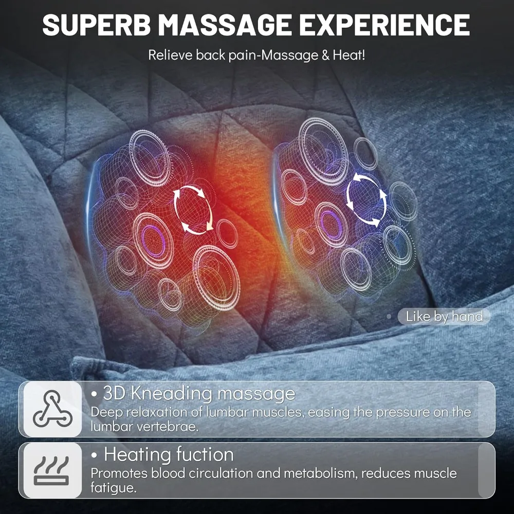 เก้าอี้สำนักงานปรับเอนได้สำหรับคนตัวใหญ่และสูง พร้อมที่พักเท้า รองรับน้ำหนักได้ถึง 500 ปอนด์