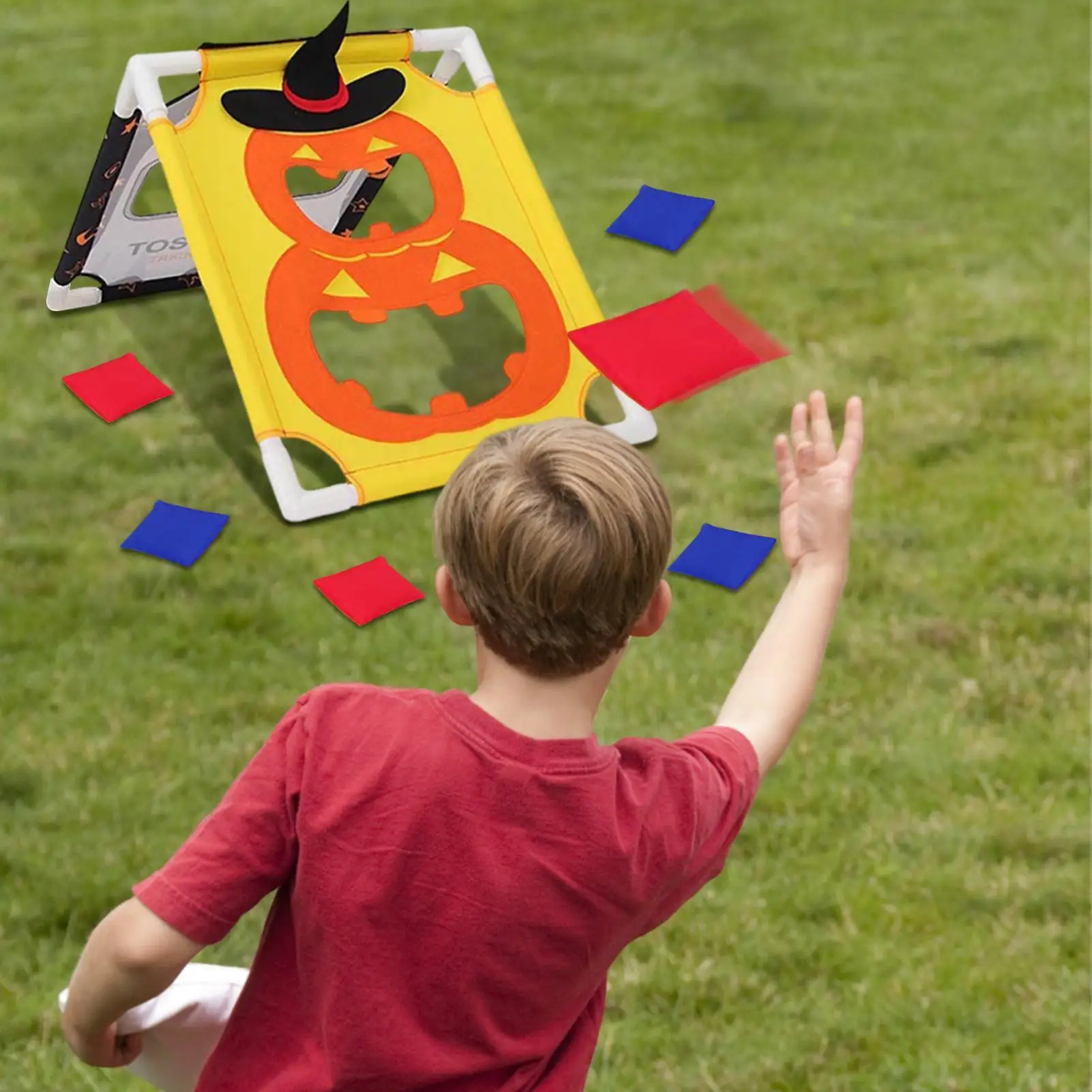 Outdoor Bean Toss Game Halloween Bean Bag Toss Game For Kids Interactive Party Activities Sports Sensory Toys For Kindergarten