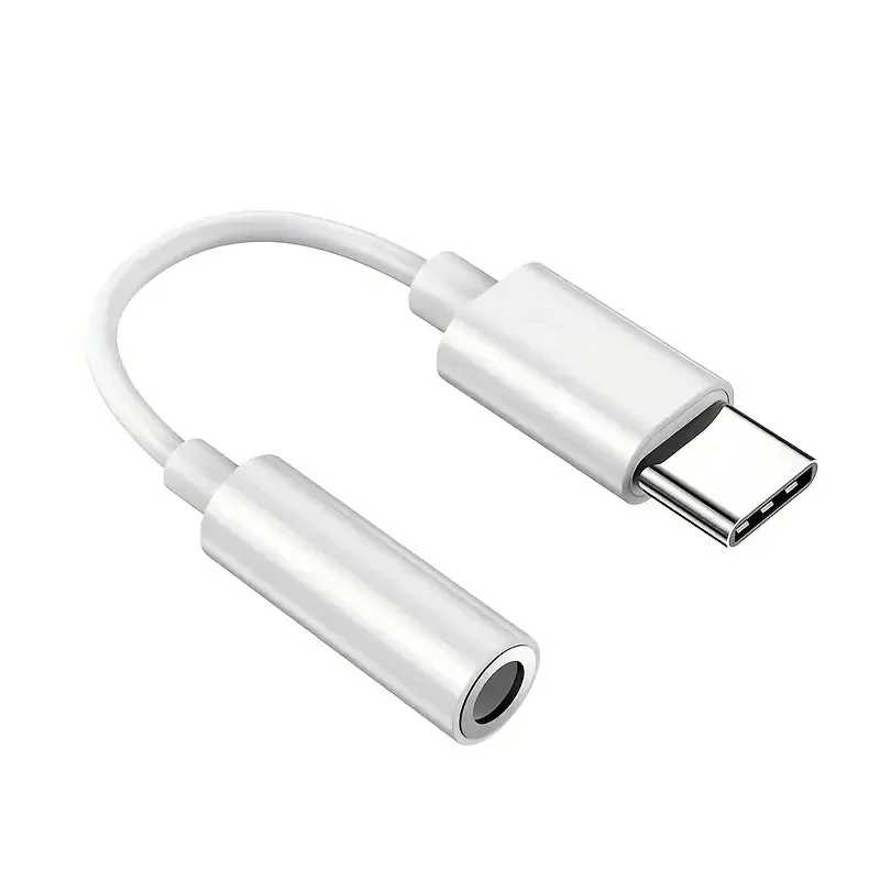 

USB Type C To 3.5mm Audio Adapter, USB C To Aux Audio Dongle Cable Cord, USB Type C To 3.5mm Female Headphone Jack Adapter For P