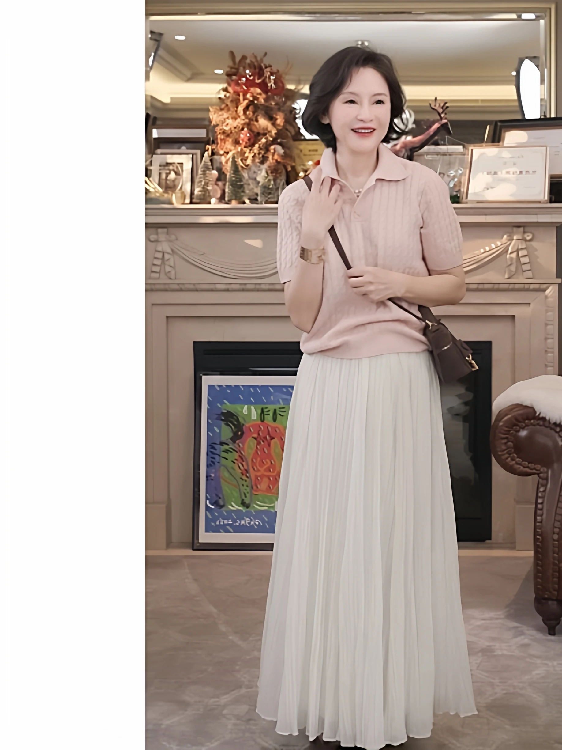 

Sl Ele ort Sve Knitted Sweater 00 Camere Small Golden Bean Island Precision Twist Flower Design for Women