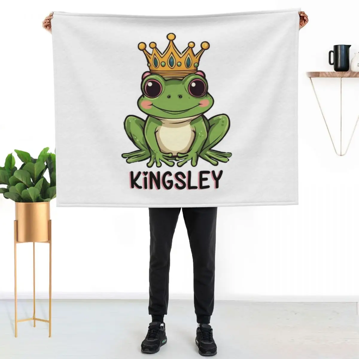 Assistant to the Villain Kingsley Sticker Throw Blanket Bed Fashionable Travel Decorative Beds Warm Loose Soft Beds Blankets