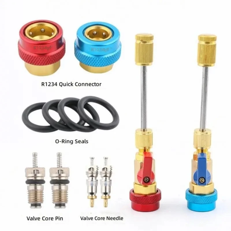 Air-Conditioning Remover Installer for Vehicle Service, Manual Metal Tool Set with Small-Footprint 24 x 12 Storage Case