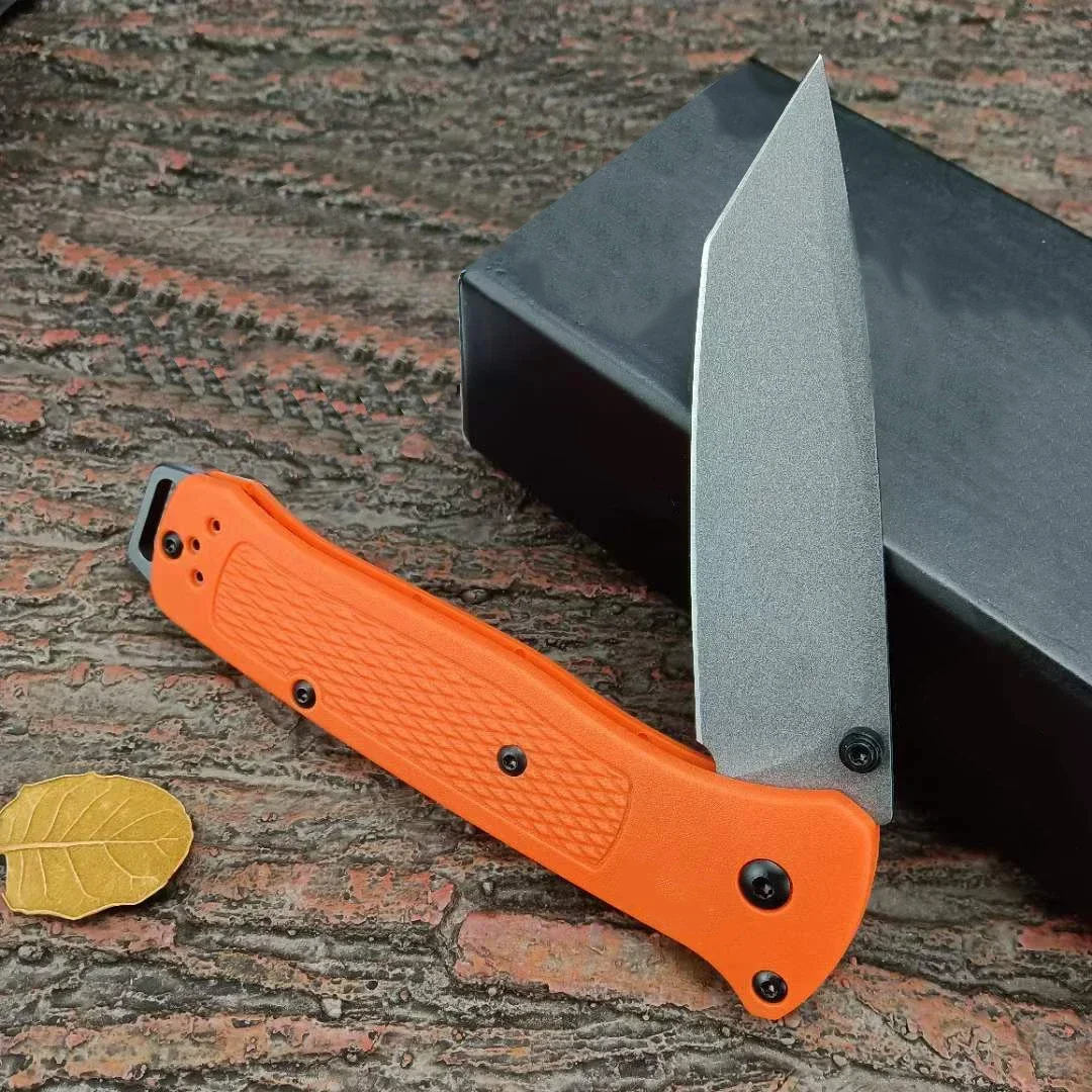 BM 537GY Bailout Folding Pocket Knife S35V Tanto Blade Nylon Wave Fiber Handles Outdoor Camping Hunting EDC Hand Tools