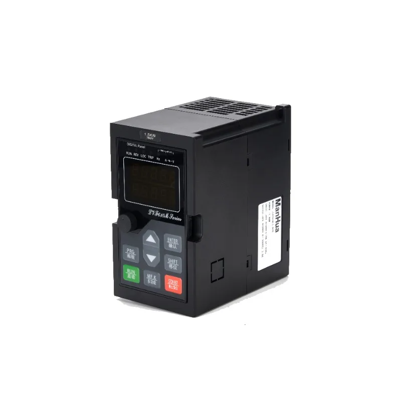 ManHua VFD Variable Frequency Speed Drive 1.5KW 380V 3Phase Input Output Frequency Inverter Converter For Three Phase AC Motor