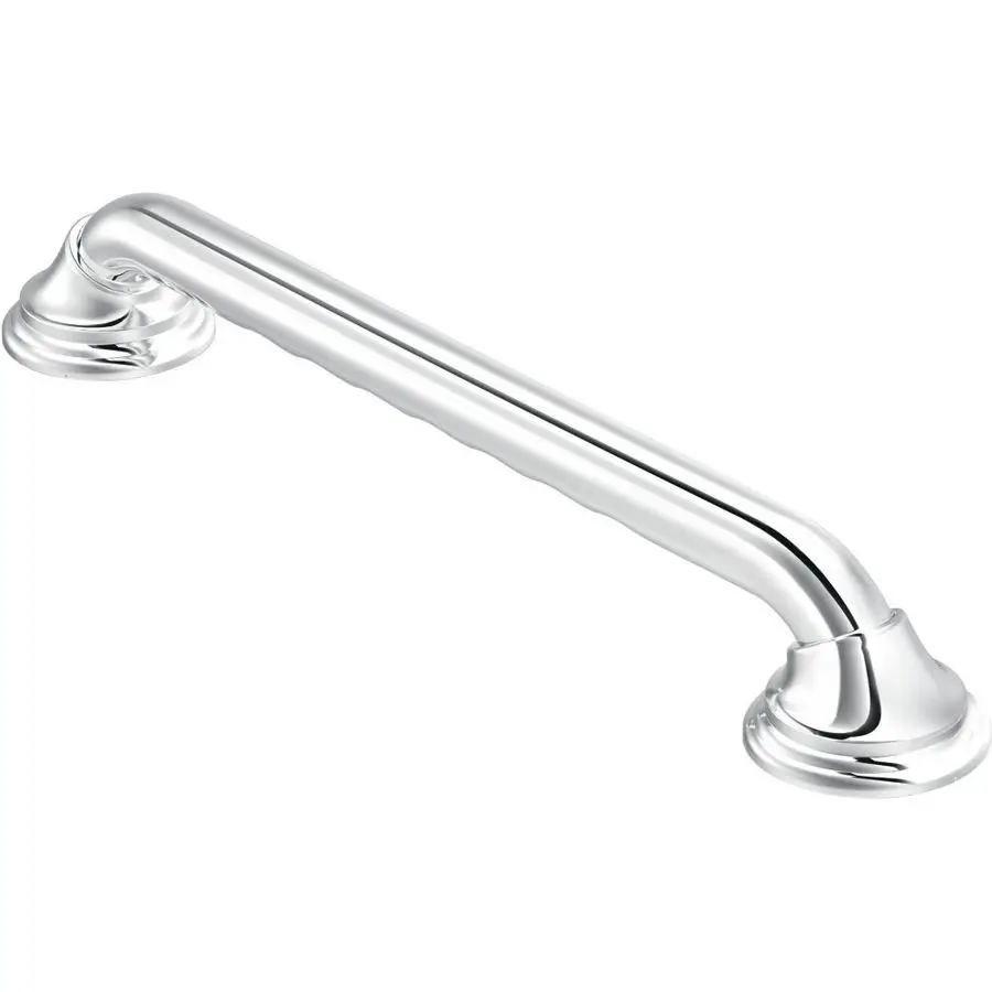 

LR8716D3GCH Bathroom Safety 16Inch Designer Bathroom Grab Bar with Curled Grip, Chrome