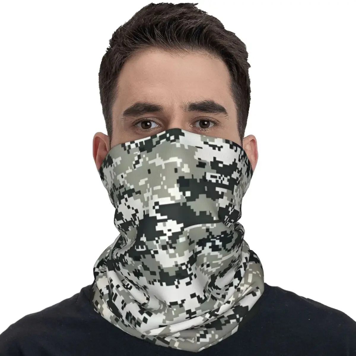 Flecktarn Camouflage Bandana Retro Balaclava Summer Hiking Camping Sun Protection Cycling Mask Neck Cover Face Cover Mask