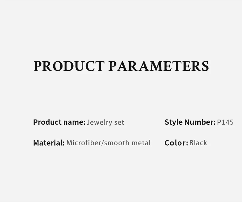 Oirlv Schwarzes Schmuck-Display-Set aus Mikrofaser für Halsketten, Ringe und Ohrringe, Kombinierbare Metall-Schmuck-Display-Tabletts für Geschäfte – Detail 7