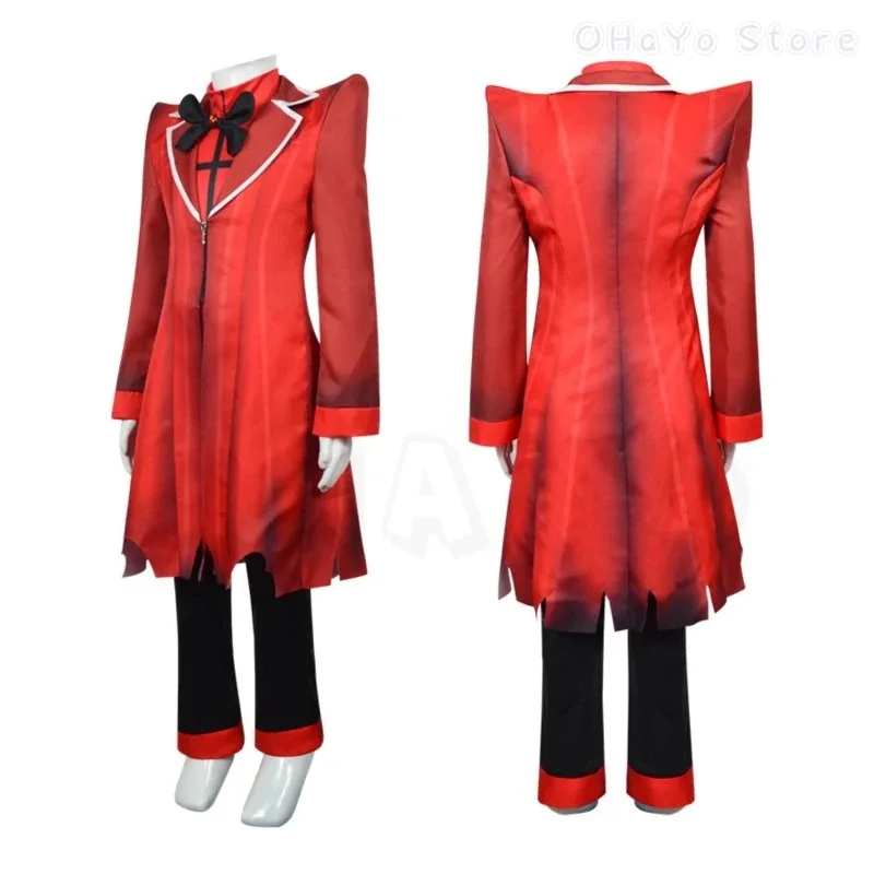 Anime hasbin cosplay hotel charlie vox cosplay outfit roupas matningstar traje vox cosplay roupas festa de halloween diabo novo