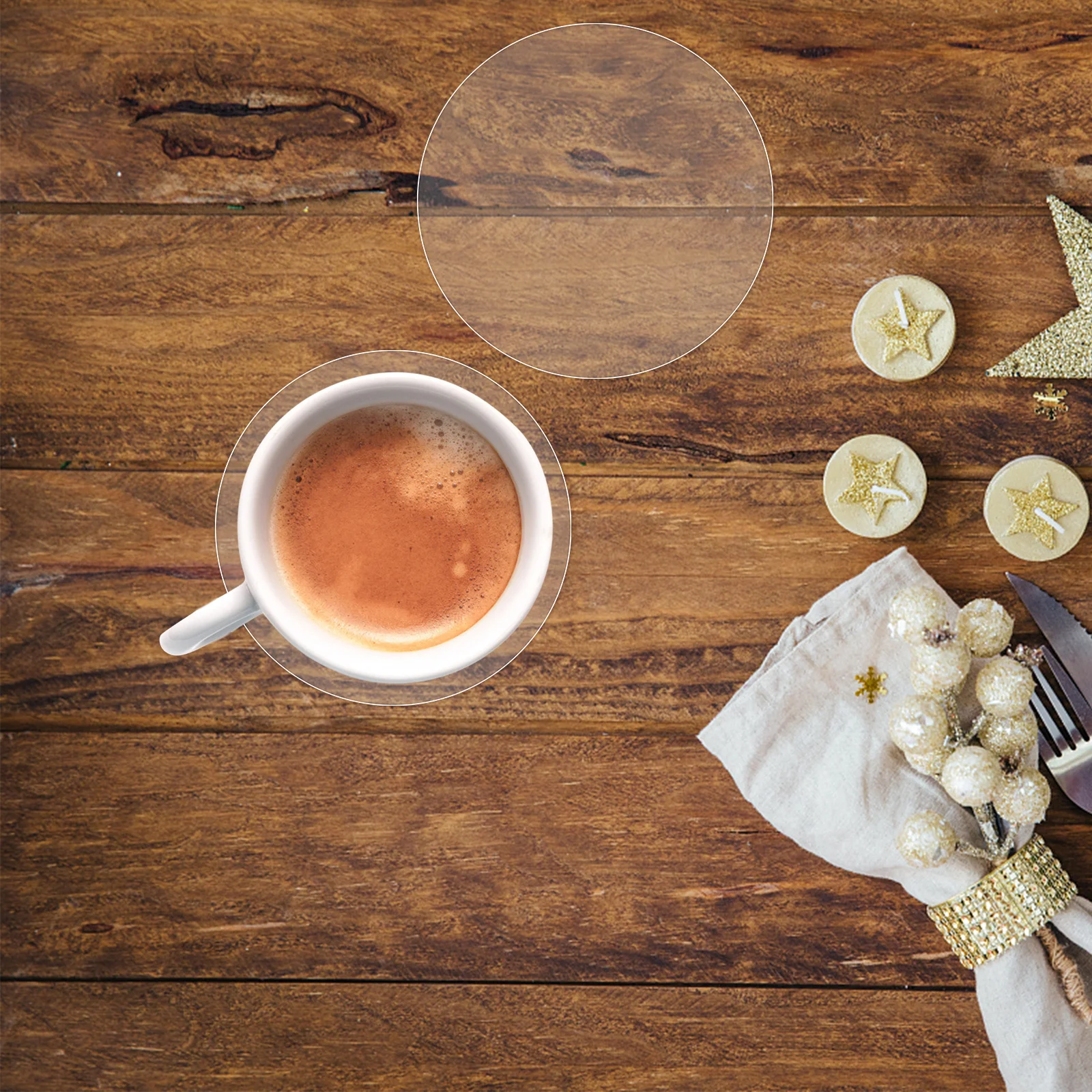 

10pcs Round Disc Craft Material Transparent Acrylic Sheets For Diy Projects Clear Plastic Gasket Supplies Modeling Tools Art