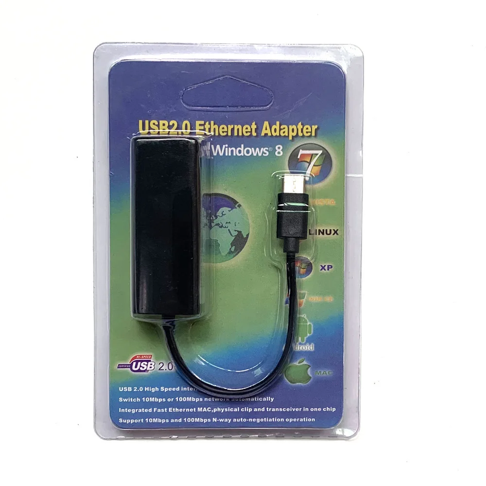 Typ-C zu RJ45 Ethernet-Adapter, USB 100Mbps Netzwerkkarte für Laptop PC, Plug & Play LAN-Konverter – Detail 8