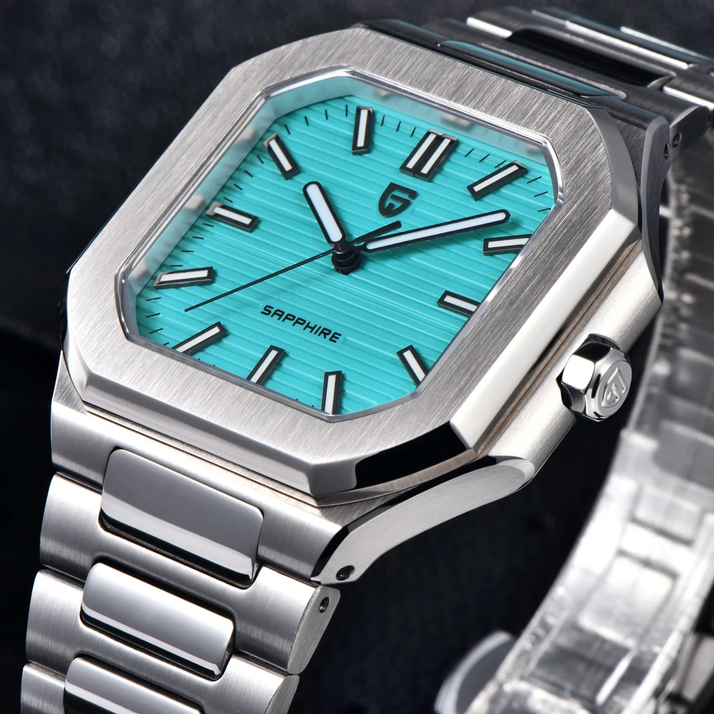 2025 New PAGANI DESIGN Mens Watches Top Luxury Quartz Watch For Man AR Sapphire Mirror Waterproof Stainless Steel Men Gift Clock