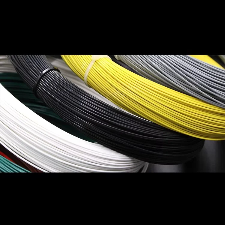 FF46-2 FEP PFEP PTFE Teflo Silver-Plated Signal Electronic Wire Copper Stranded headset Cable 11 14 16 18 20 22 24 26 28 30AWG