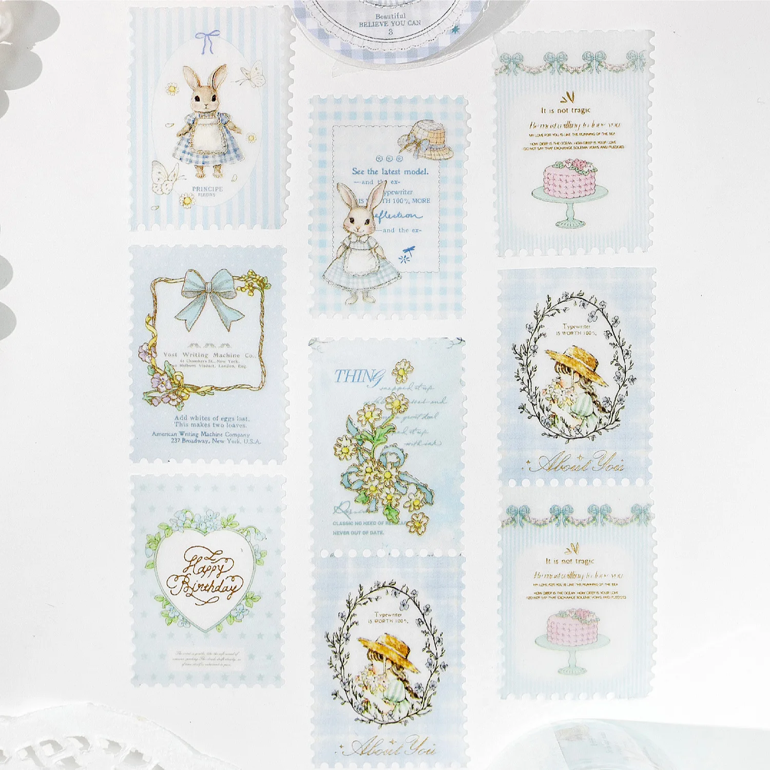 1pcs/1lot Decorative Adhesive Tapes Fairy Tale Town  Scrapbooking DIY Paper Japanese Stickers