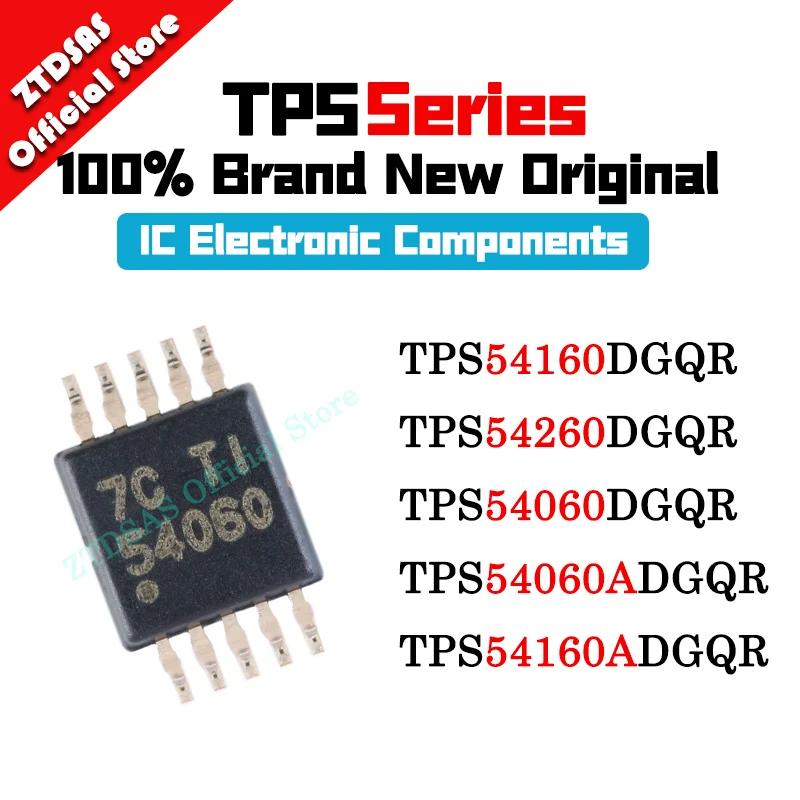 5PCS 54060DGQR TPS54160DGQR TPS54260DGQR TPS54060ADGQR TPS54160ADGQR TPS54060 TPS54160 TPS54260 TPS54260 TPS54060 IC Chip MSOP10