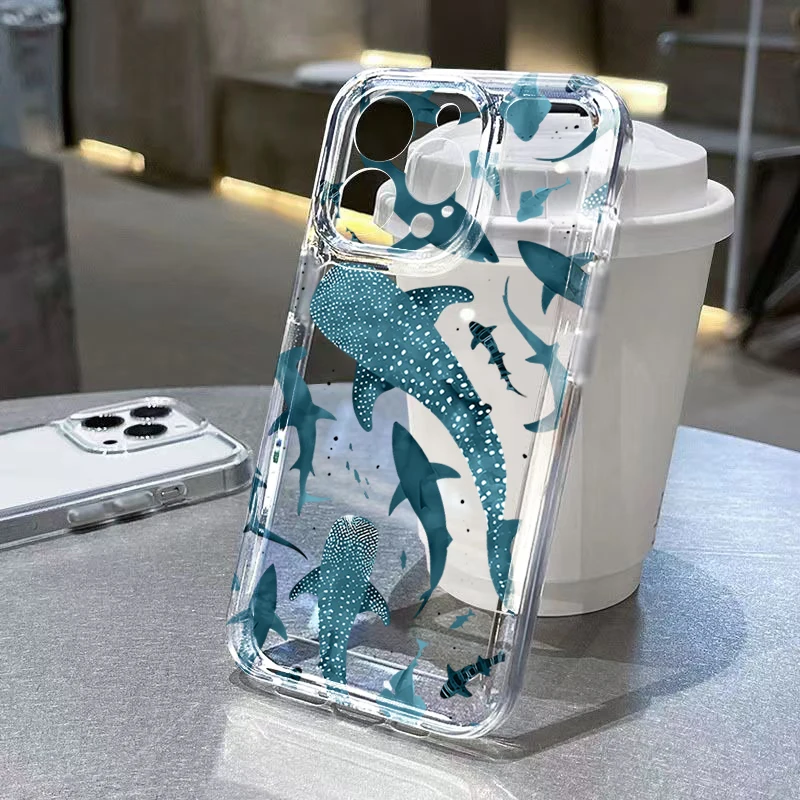 Ocean Elements Wal-Seestern-Handyhülle für Xiaomi 17 Pro Max 15 14 13 12 Pro 15 14 ULTRA 15 14 13 12 T Weiche Stoßfeste Hülle – Detail 1