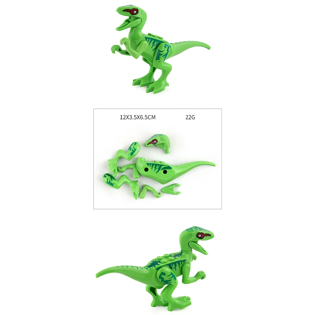 12 قطعة ألعاب مكعبات بناء الديناصورات للأطفال شخصيات الحياة البرية ألعاب الطوب مستلزمات تعليمية للأطفال