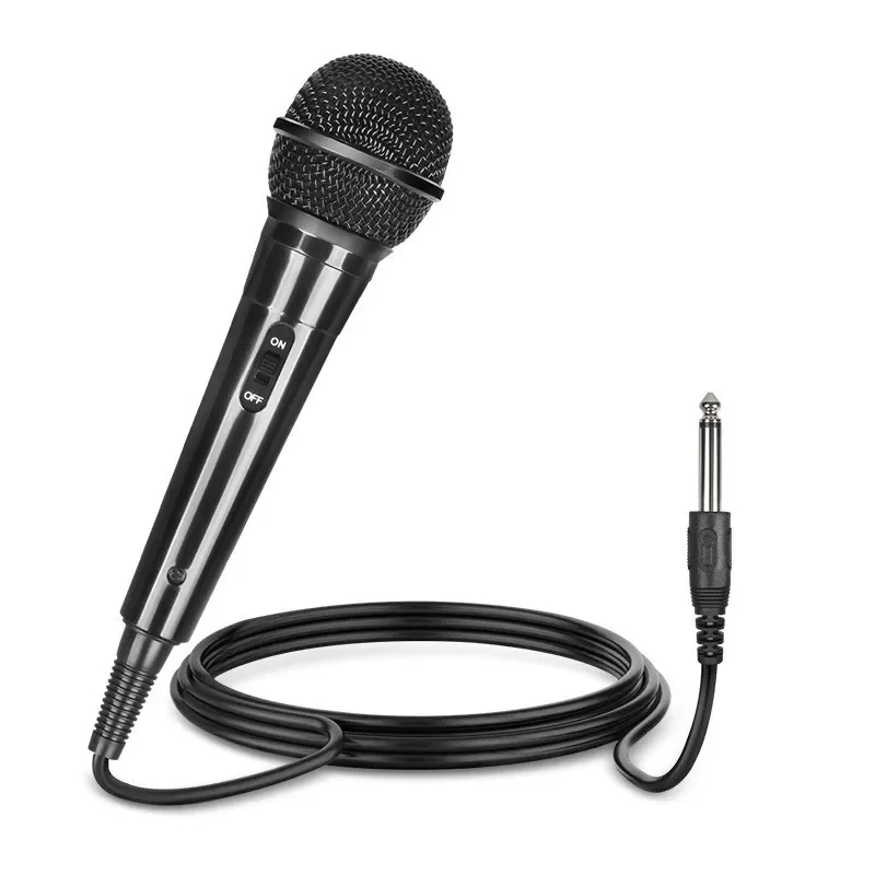 6.5mm Professional Wired Microphone Karaoke Handheld Megaphone Condenser Mic For KTV Performance Meeting Vocal Stage Speaker