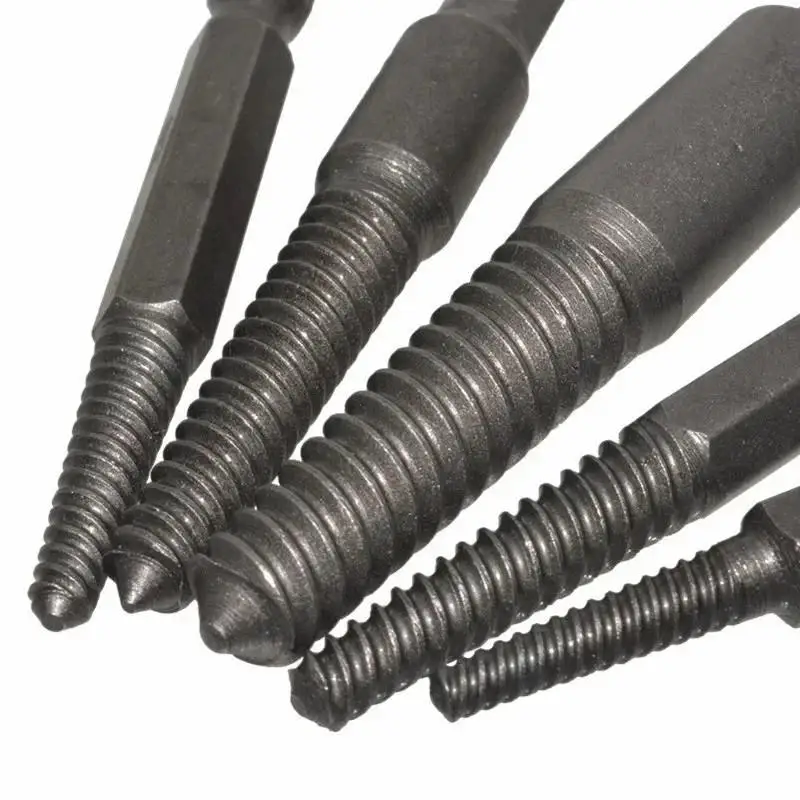 

Multifunctional Broken Bolt Extractor Set Electric Screw Remover With Center Drill Bits For Easy Thread Removal Tool Set