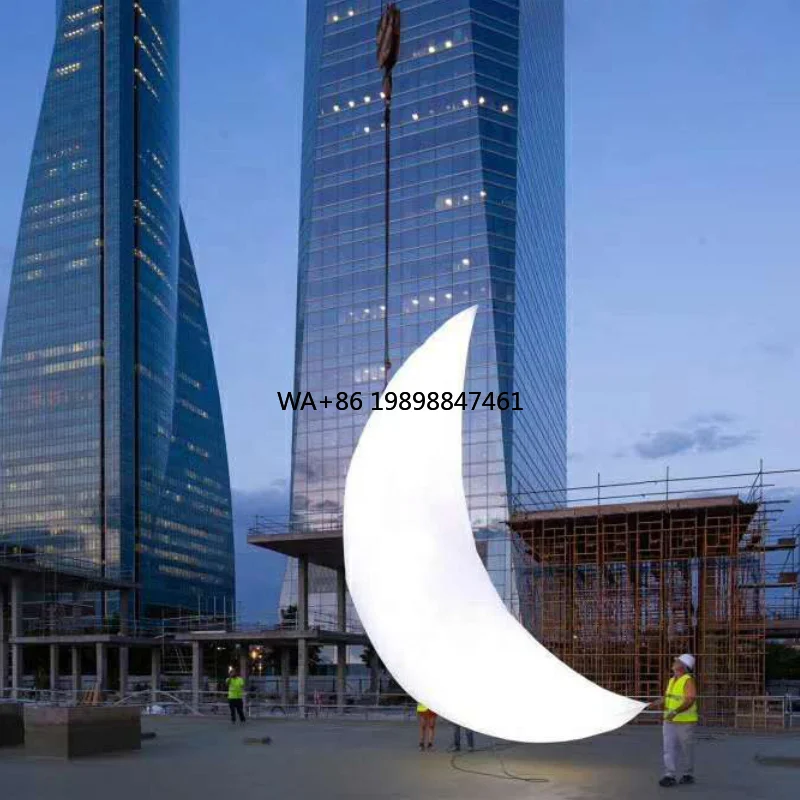 

Design Moon Light Shape Waterproof Led Decorations Lights Motif Light Outdoor Sculptures