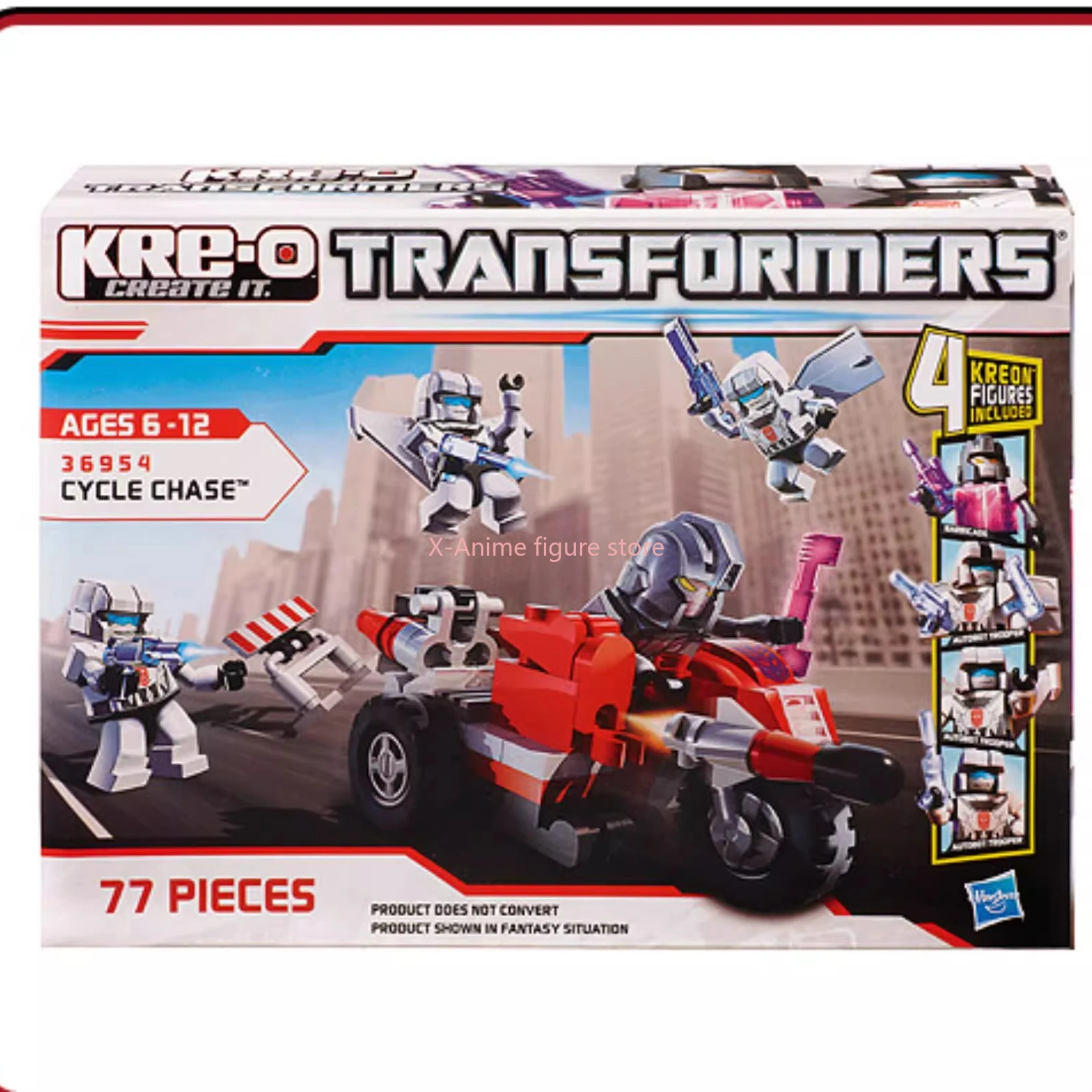 Hasbro bloco de construção caçadores de besta ripclaw greve ciclo perseguição kre.o criar desconectado montagem figuras ação meninos presente