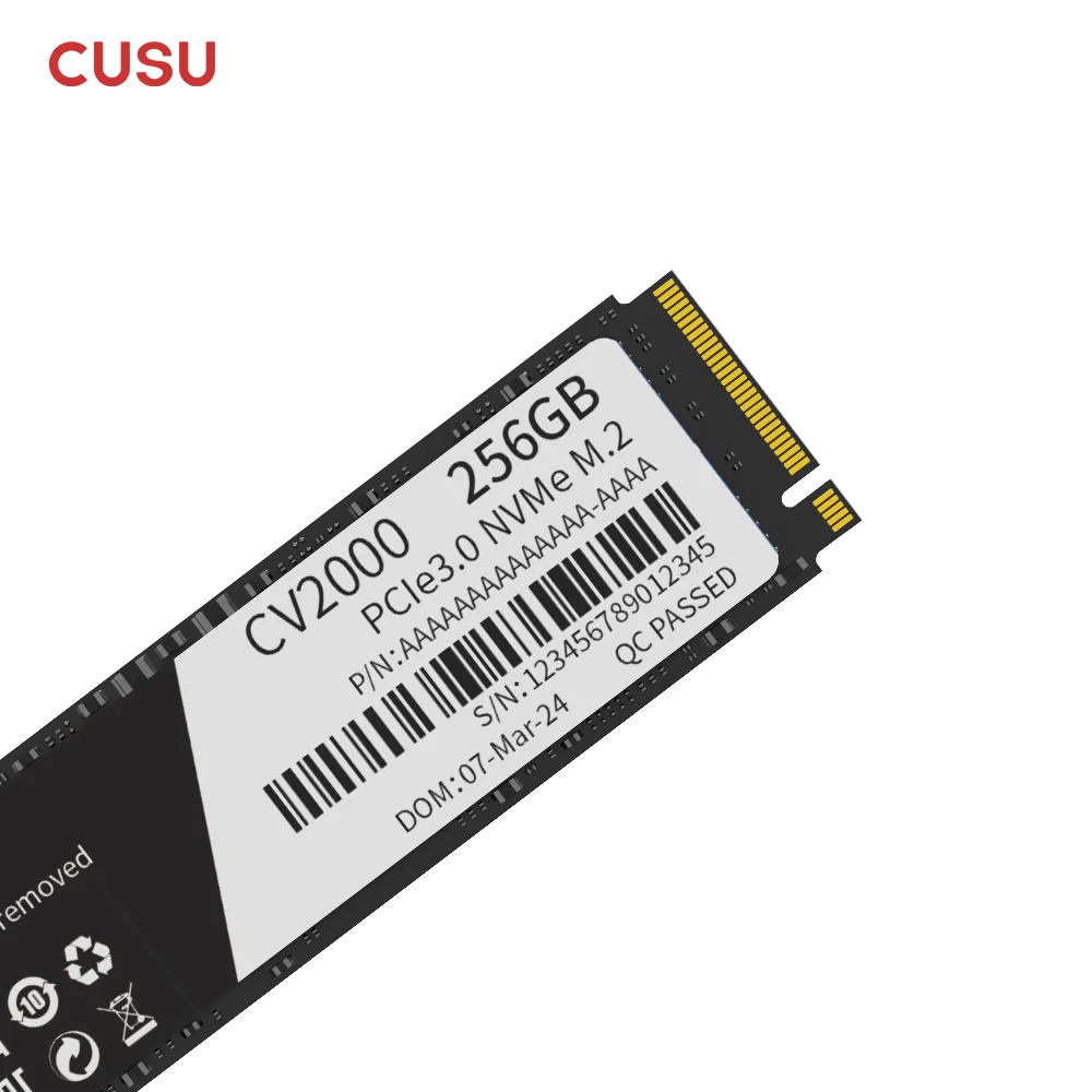

CUSU CV2000 M.2 2280 128 ГБ 256 ГБ 512 ГБ 1 ТБ NVMe SSD M2 PCIe3.0 Твердотельный накопитель Жесткий твердотельный накопитель для настольных ноутбуков