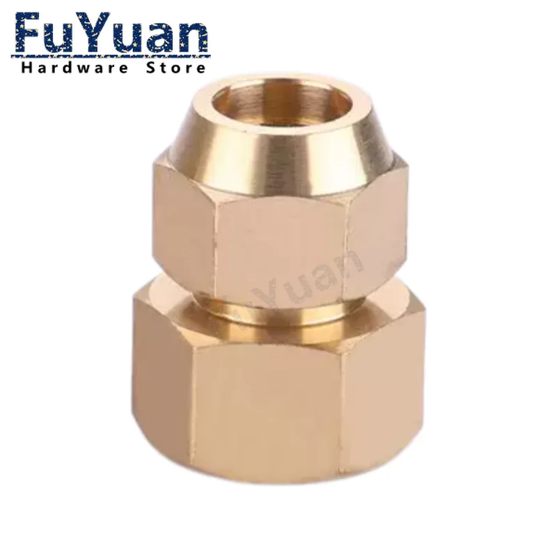 Elbow Straight Copper flared pipe fittings 1/8 1/4