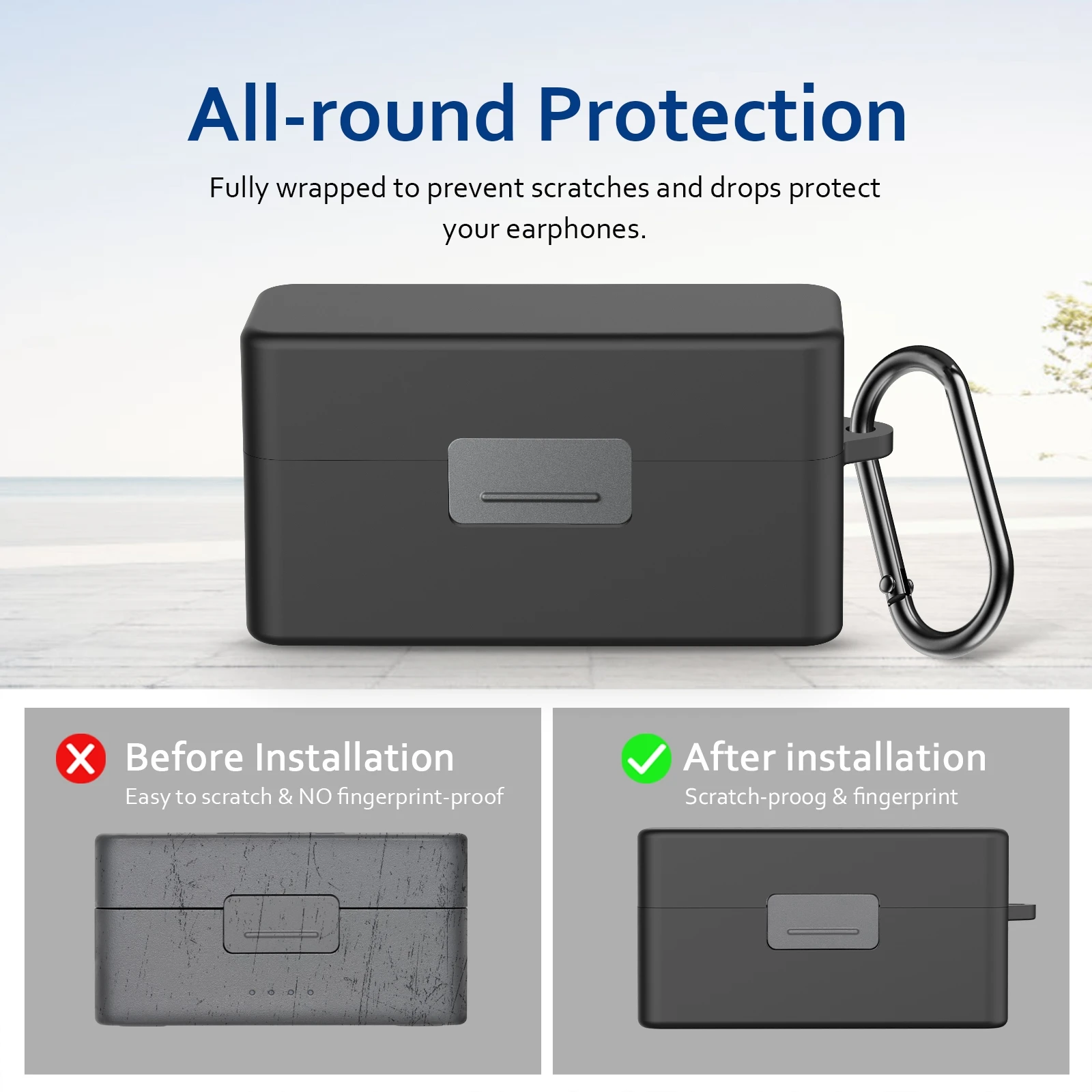 PULUZ For DJI Mic 2 Silicone Protective Case Wireless Microphone Scratch-proof Protector Case Dust prevention For DJI Mic 2