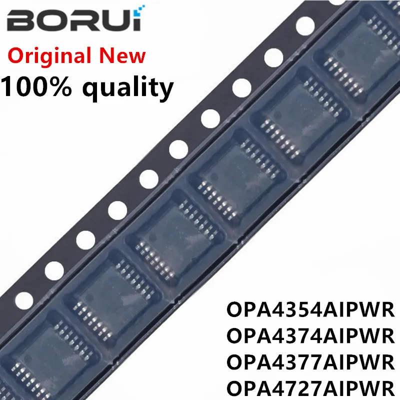 5Pcs OPA4354AIPWR OPA4354 OPA4374AIPWR OPA4374 OPA4377AIPWR OPA4377 OPA4727AIPWR OPA4727 Precision Amplifier Chip