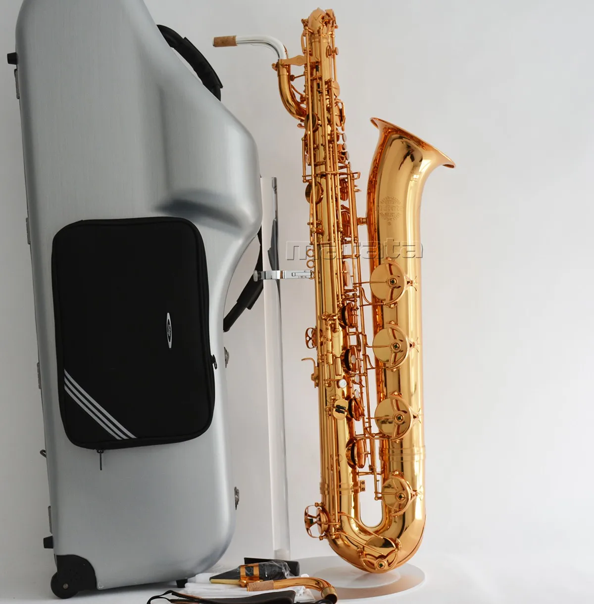 Fast Ship Professional Baritone Saxophone customization Bari sax With Luxury flight Case