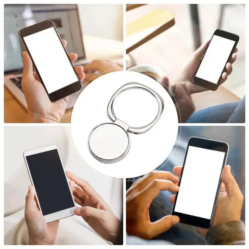 Mobile Phone Holder Stand Magnetic Phone Ring Holder Multiuse 360 Degree Rotation 180 Degree Adjustable Magnetic Phone Ring