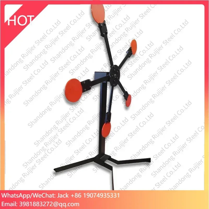 

Factory Custom Build Metal Portable Propeller Texas Star Target - AR500 Steel Target (5 Round Plates)