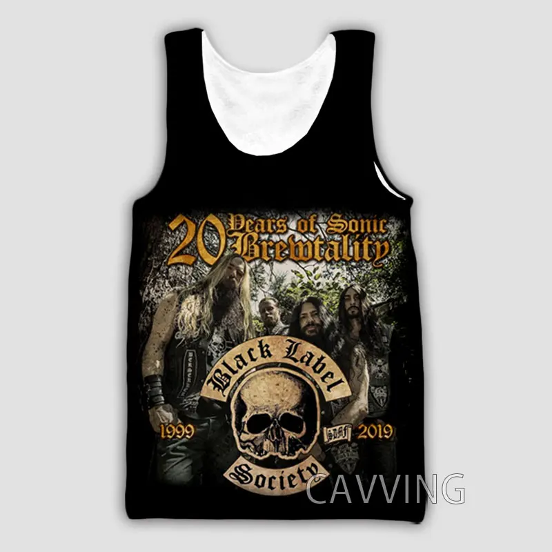 New Fashion Women/Men\'s 3D Print  BLACK LABEL SOCIETY  Tank Tops Harajuku  Vest  Summer Undershirt Shirts Streetwear   V01