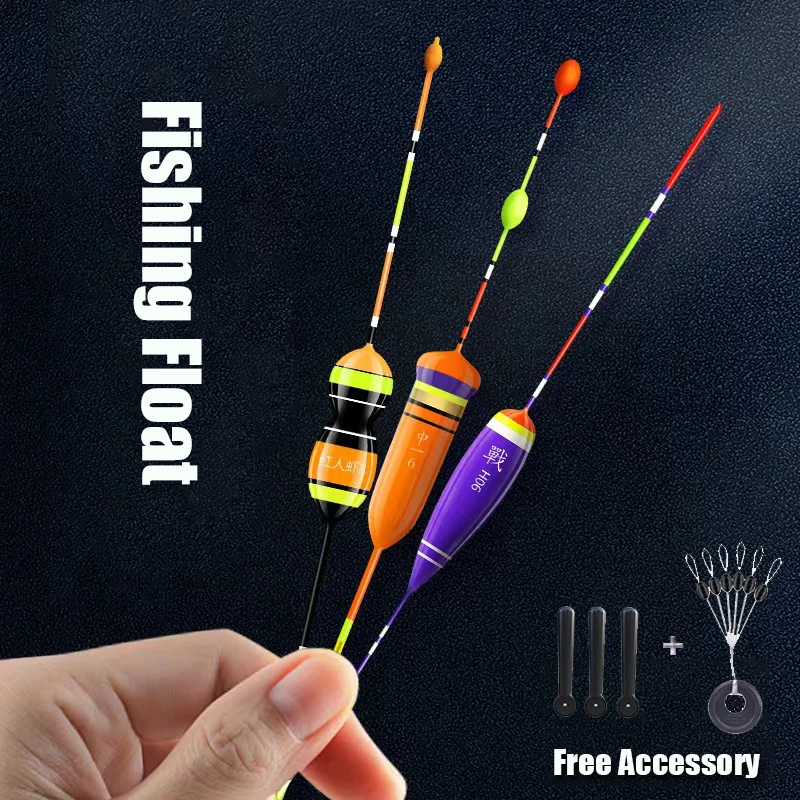 

WLPFISHING 3pcs/Lot Fishing Floats Superfine Workmanship Freshwater Carp Floaters Fishing Bobbers Accessory Tackle