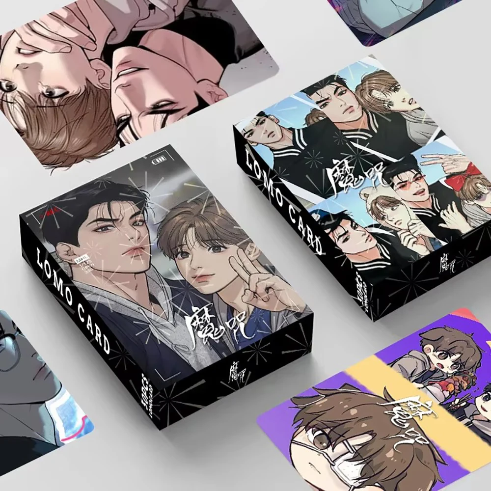 

Magic Double-sided 30 Small Cards Korean Manwha LOMO Card Box HD Photo Card Collectible Card Greeting Card