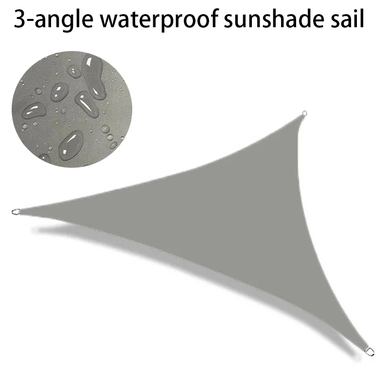 Triangle sunshade sail Triangle sunshade sail tent Camping garden Camping terrace Swimming pool Lawn and terrace sunshade