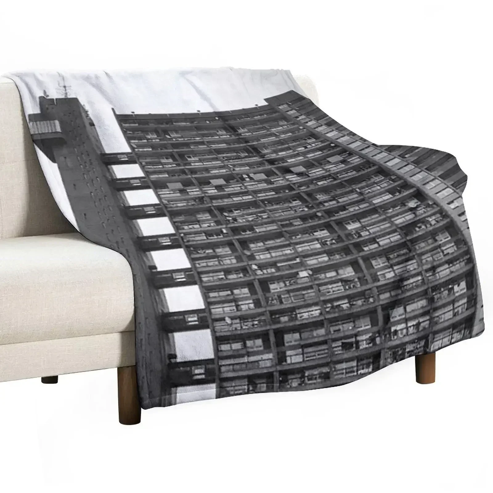 

Trellick Tower, London, Ern Goldfinger - Architectural Photograph Print Throw Blanket Sleeping Bag Furrys Blankets