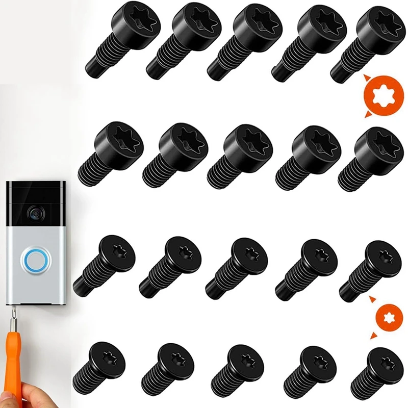 Video Doorbell Screws,Video Doorbell Replacement Screws,Security Screws Compatible With Video Doorbell