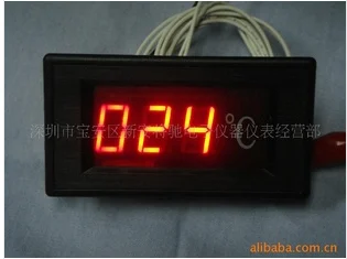 Installation Dimension 70mm × 40mm × 10mm Temperature - 10 ℃~110 ℃ Embedded Temperature Meter Digital Meter